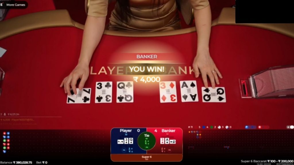 Golden Baccarat Super six - Game 2 - judikiss8