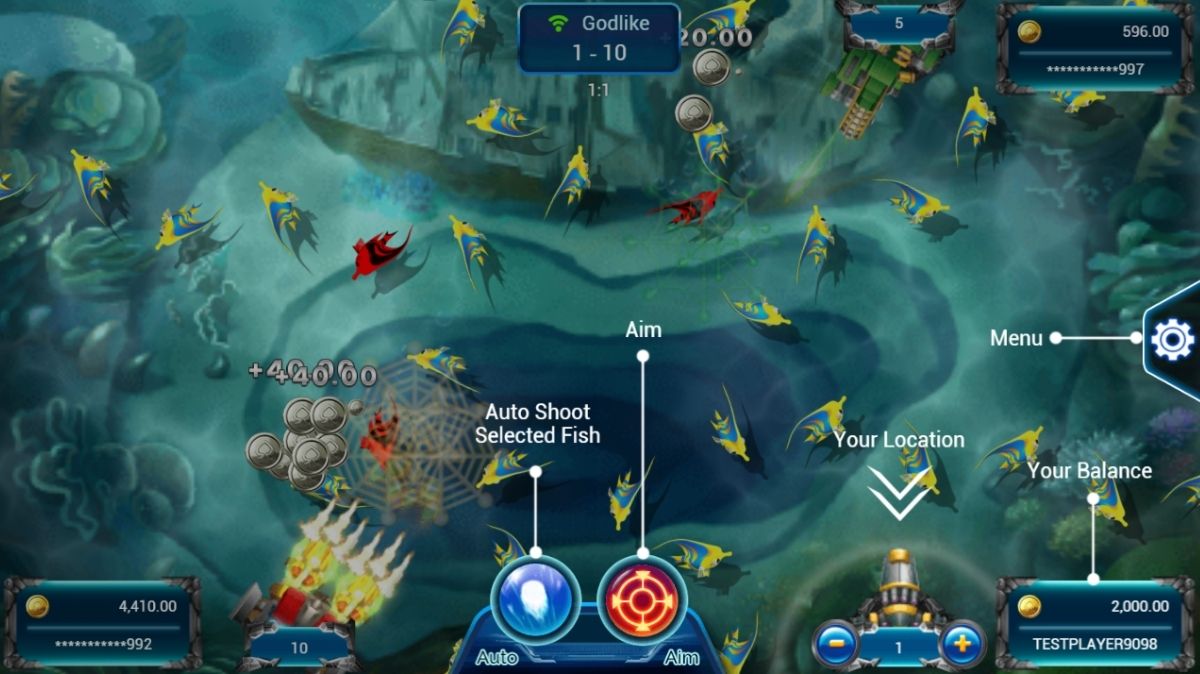 Fishing God - Interface - judikiss8