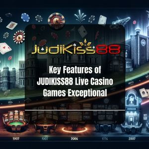 Judikiss88 - Key Features of JUDIKISS88 Live Casino Games Exceptional - Logo - Judikiss8