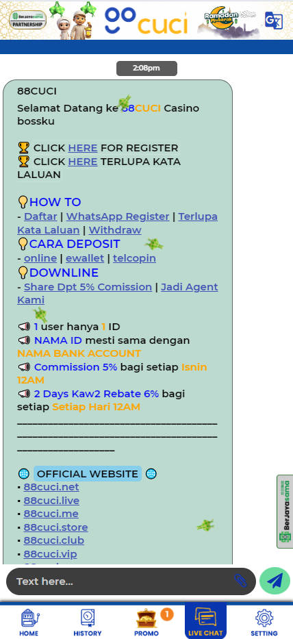 88Cuci - Live Chat - Judikiss8