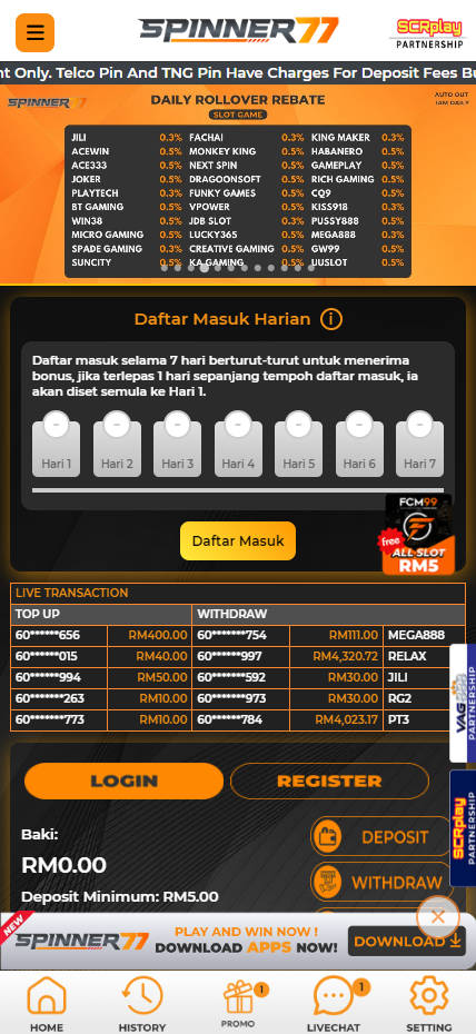 SPINNER77 - Homepage - Judikiss8