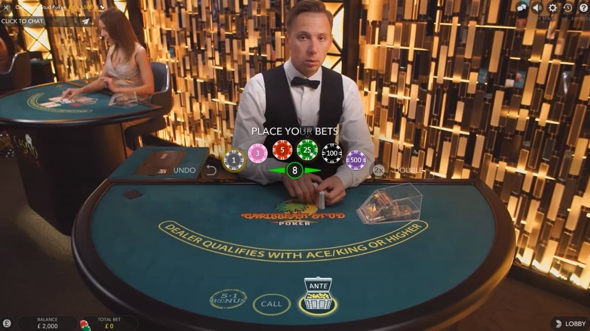 Caribbean Stud Poker - Game 1 - Judikiss8