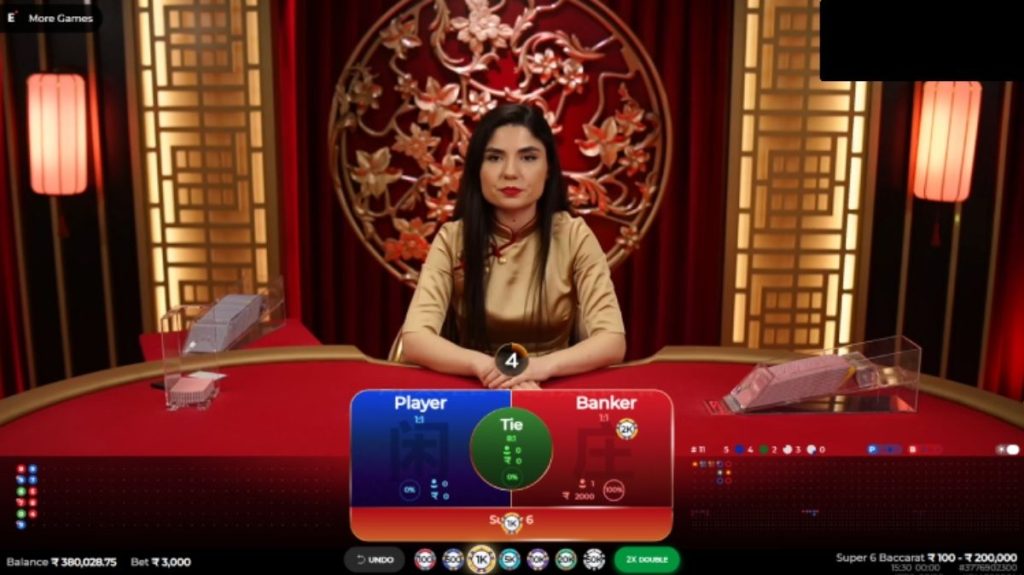 Golden Baccarat Super six - Game 1 - judikiss8