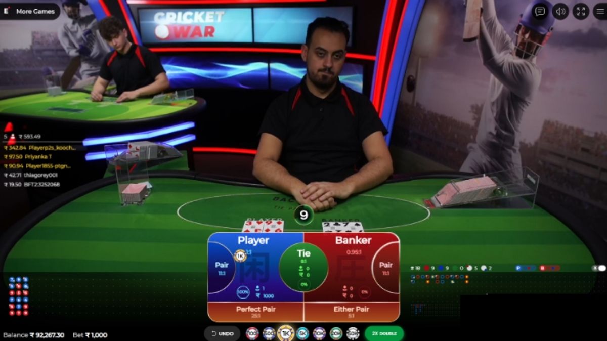 Speed Cricket Baccarat - Game 1 - judikiss8