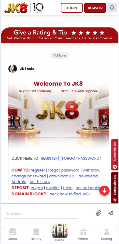 JK8Asia - Livechat - judikiss8