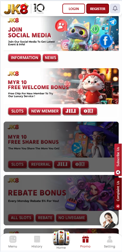 JK8Asia - Promotion - judikiss8