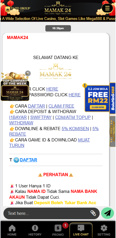 Mamak24 - Livechat - judikiss8