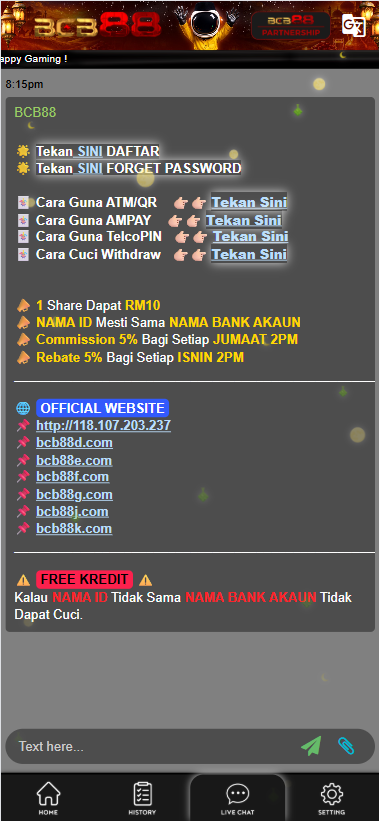 BCB88 - Livechat - judikiss8