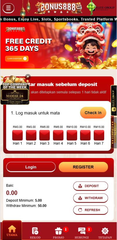 Bonus888 - Homepage - judikiss8