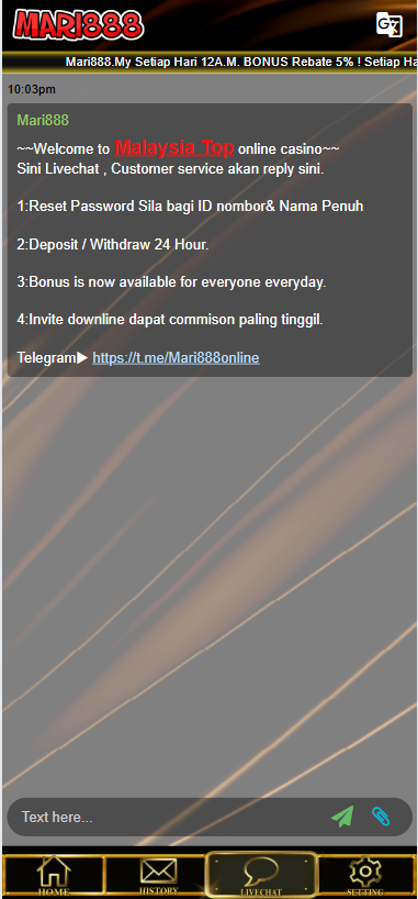 Mari888 - Livechat - judikiss8